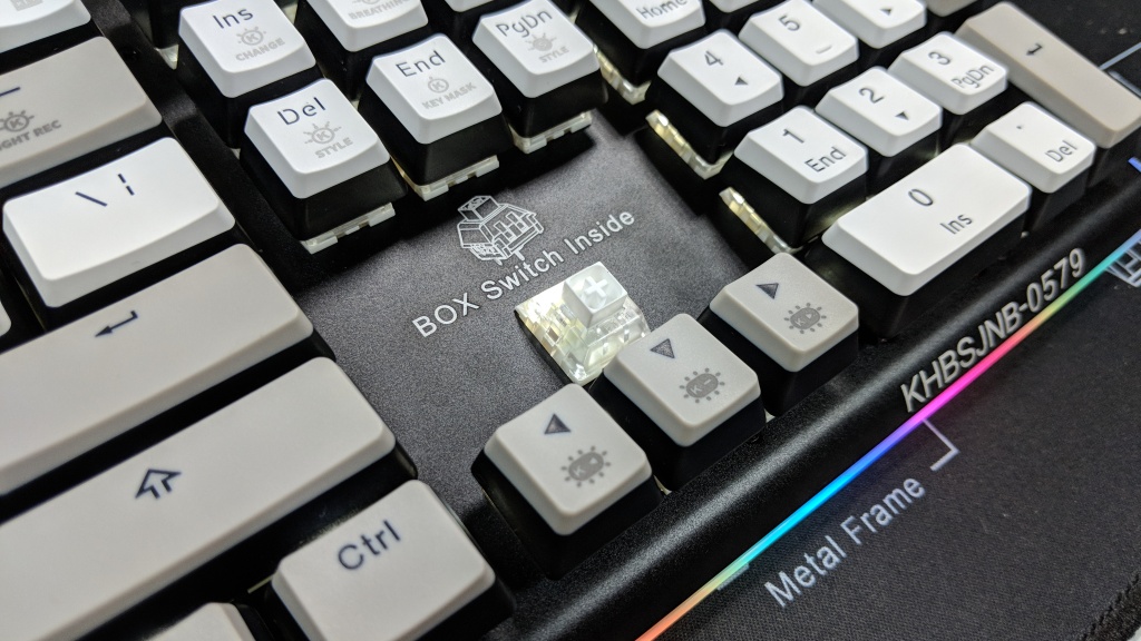 Kailh Limited Box Switch Keyboard - Switch + Logo (Light On)